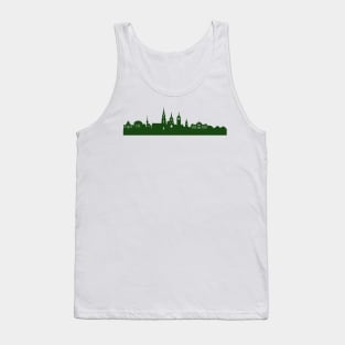 BERN skyline in forest green Tank Top